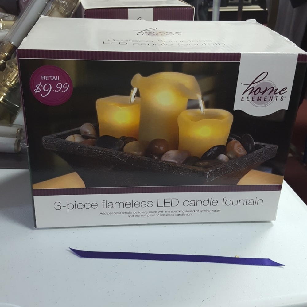 LED 8Flameless Candle Fountain